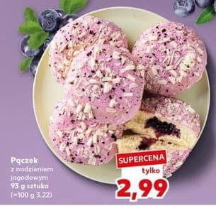 pączek z nadzieniem jagodowym