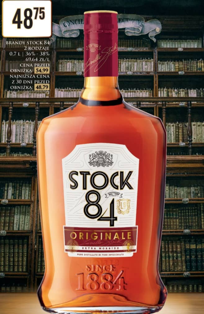 Stock 84 brandy 38% 0.7l