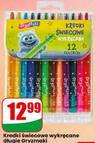 kredki świecowe wykręcane długie