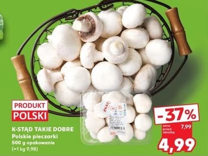 pieczarki młode