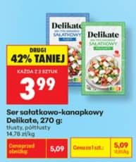 Delikate ser sałatkowo-kanapkowy 270g
