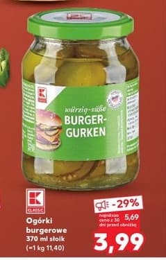 ogórki burgerowe