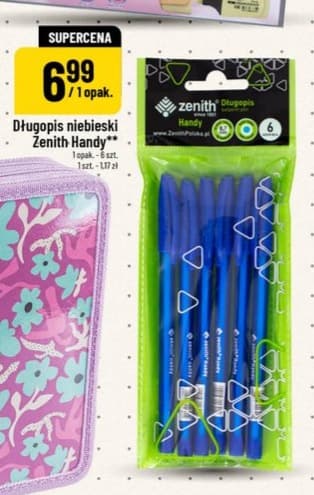 długopis niebieski