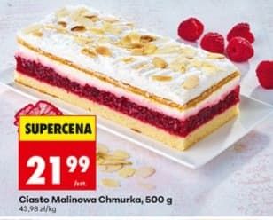 ciasto malinowa chmurka