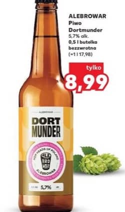 ALEBROWAR piwo Dortmunder 0.5l