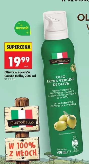 oliwa w sprayu