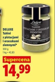 tahini z pistacjami i orzeszkami ziemnymi