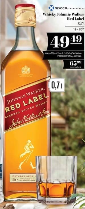 Johnnie Walker whisky Red Label 0.7l