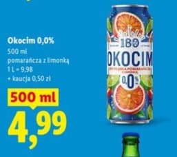 piwo bezalkoholowe pomarańcza z limonką