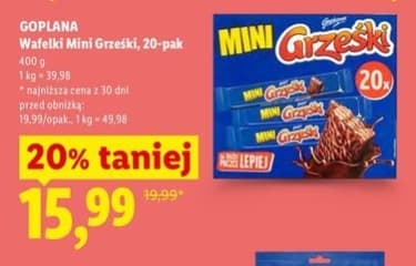 wafelki Mini Grześki