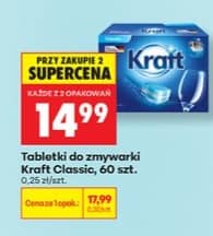 Kraft tabletki do zmywarki classic 60szt.