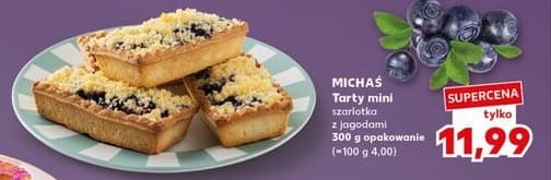 tarty mini szarlotka z jagodami