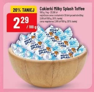 cukierki Milky Splash Toffee