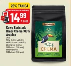 kawa Baristado Brazil Crema 100% Arabica