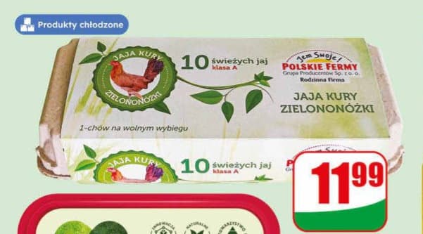 jaja świeże kury zielononóżki