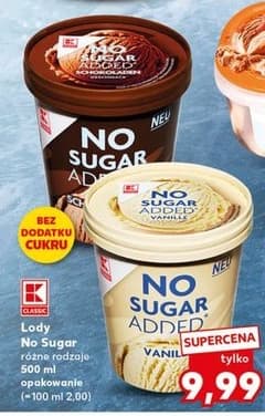 lody No Sugar Added