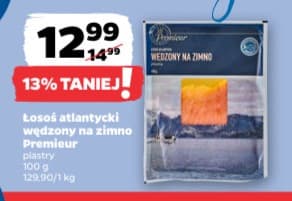 łosoś atlantycki wędzony na zimno plastry