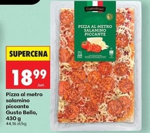 pizza al metro salamino piccante