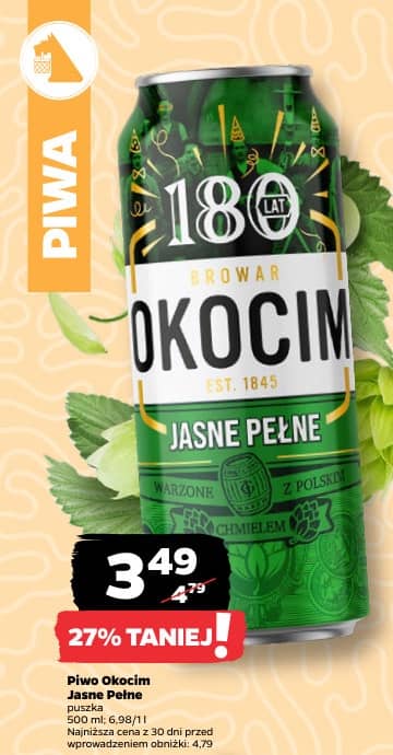 Okocim piwo jasne pełne 500ml