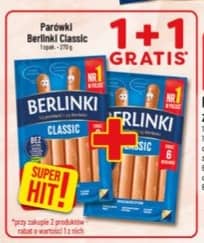 Berlinki parówki Classic 270g