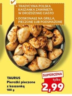 pierożki pieczone z kaszanką