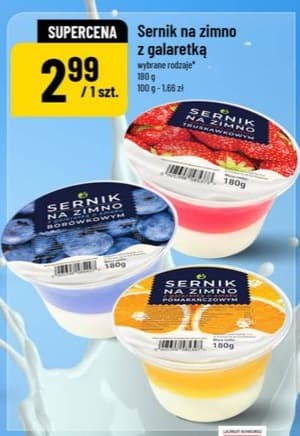 sernik na zimno z galaretką