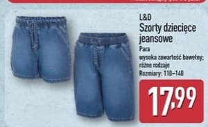 szorty dziecięce jeansowe