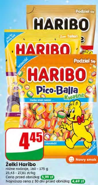 żelki Haribo Pico-Balla