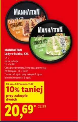 Manhattan lody XXL 1.4l