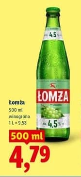 Łomża piwo bezalkoholowe winogrono 500ml