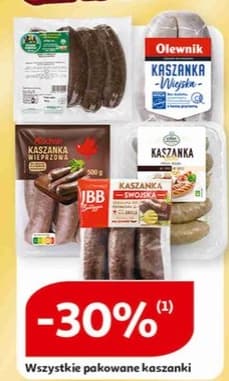Wszystkie pakowane kaszanki