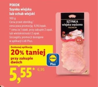 szynka wiejska lub schab wiejski