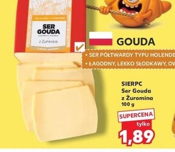 ser gouda z żurawiną
