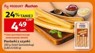 parówki z szynki