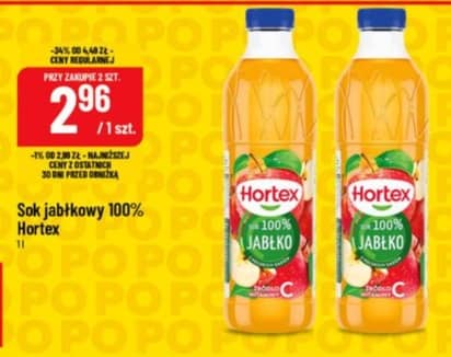 Hortex sok jabłkowy 1l