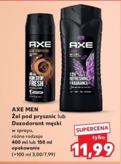 żel pod prysznic lub dezodorant męski