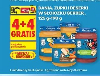 Gerber dania, zupki i deserki w słoiczku 125g-190g