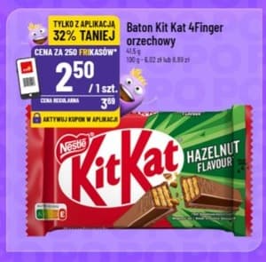 baton Kit Kat 4Finger orzechowy