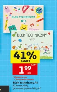 blok techniczny A4
