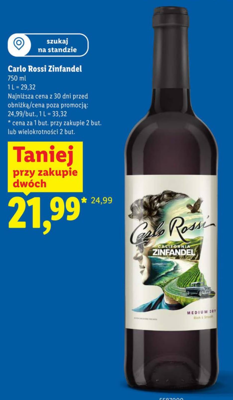 Carlo Rossi wino Zinfandel 750ml
