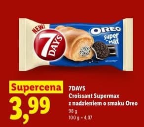 croissant Supermax z nadzieniem o smaku Oreo