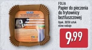 papier do pieczenia do frytownicy beztłuszczowej