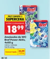 Bref Power Aktiv zawieszka do WC 4x50g