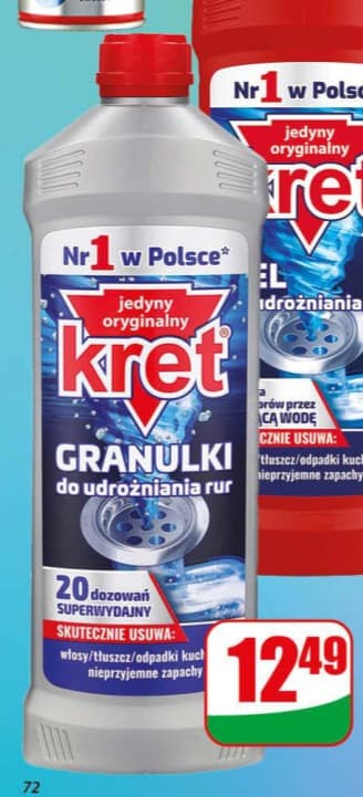 granulki do udrożniania rur
