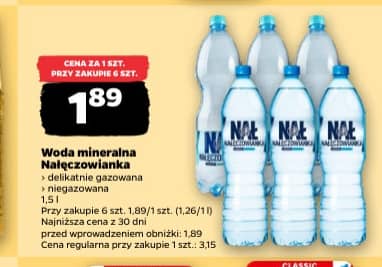 Nałęczowianka woda mineralna 1.5l