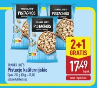 pistacje kalifornijskie solone