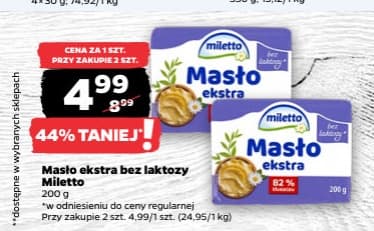 masło ekstra bez laktozy