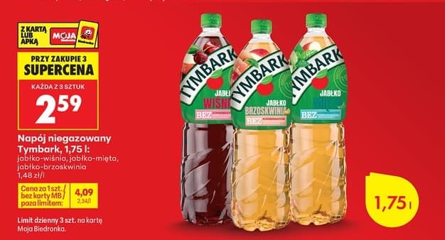napój niegazowany