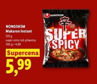 makaron instant super ostry lub pikantny