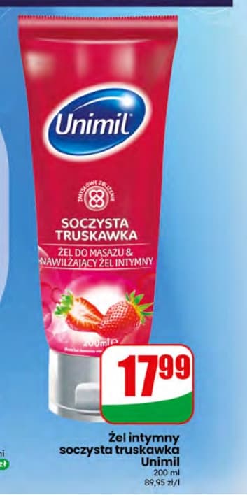 żel intymny soczysta truskawka